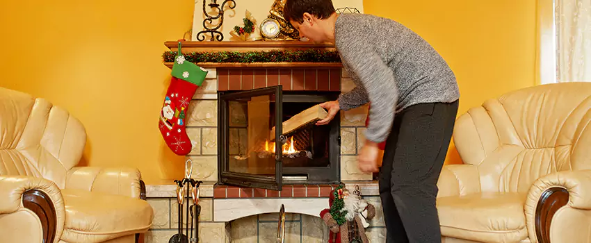 Rusted Metal Fireplace Restoration in Willow Grove, Pennsylvania
