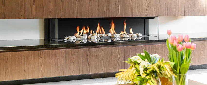 Double-height Fireplace Design Refurbishment in Willow Grove, Pennsylvania