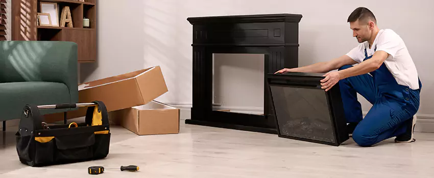 Old Rusted Metal Fireplace Repair And Replacement in Willow Grove, PA