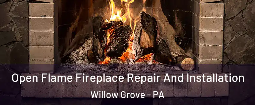  Open Flame Fireplace Repair And Installation Willow Grove - PA